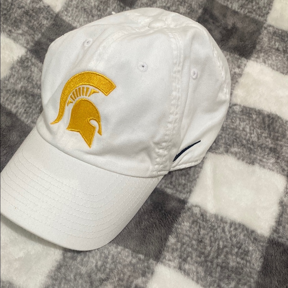 Nike White and Gold Women's Hat